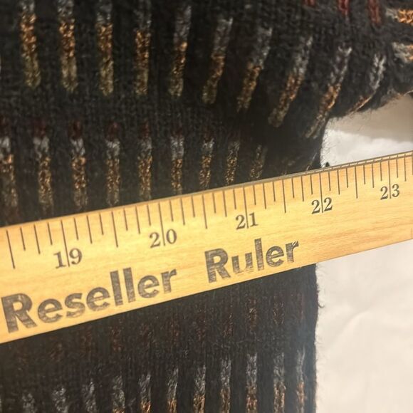 Vtg Geoffrey Beene striped cozy pullover sweater size large - Picture 5 of 8